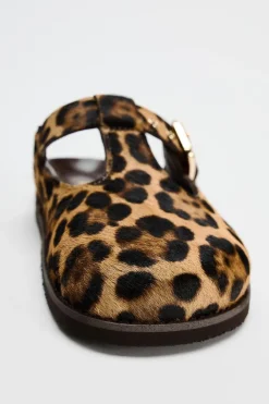 ZARA Sapatos^SOCAS PELE ESTAMPADO ANIMAL Leopardo