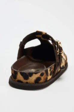 ZARA Sapatos^SOCAS PELE ESTAMPADO ANIMAL Leopardo