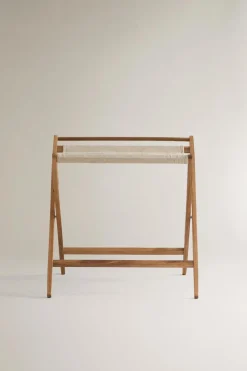 ZARA Móveis|Móveis^SUPORTE PARA MALAS DOBRÁVEL Bege-claro