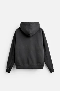 ZARA Sweatshirts^SWEAT BOXY FIT LAVADA Preto