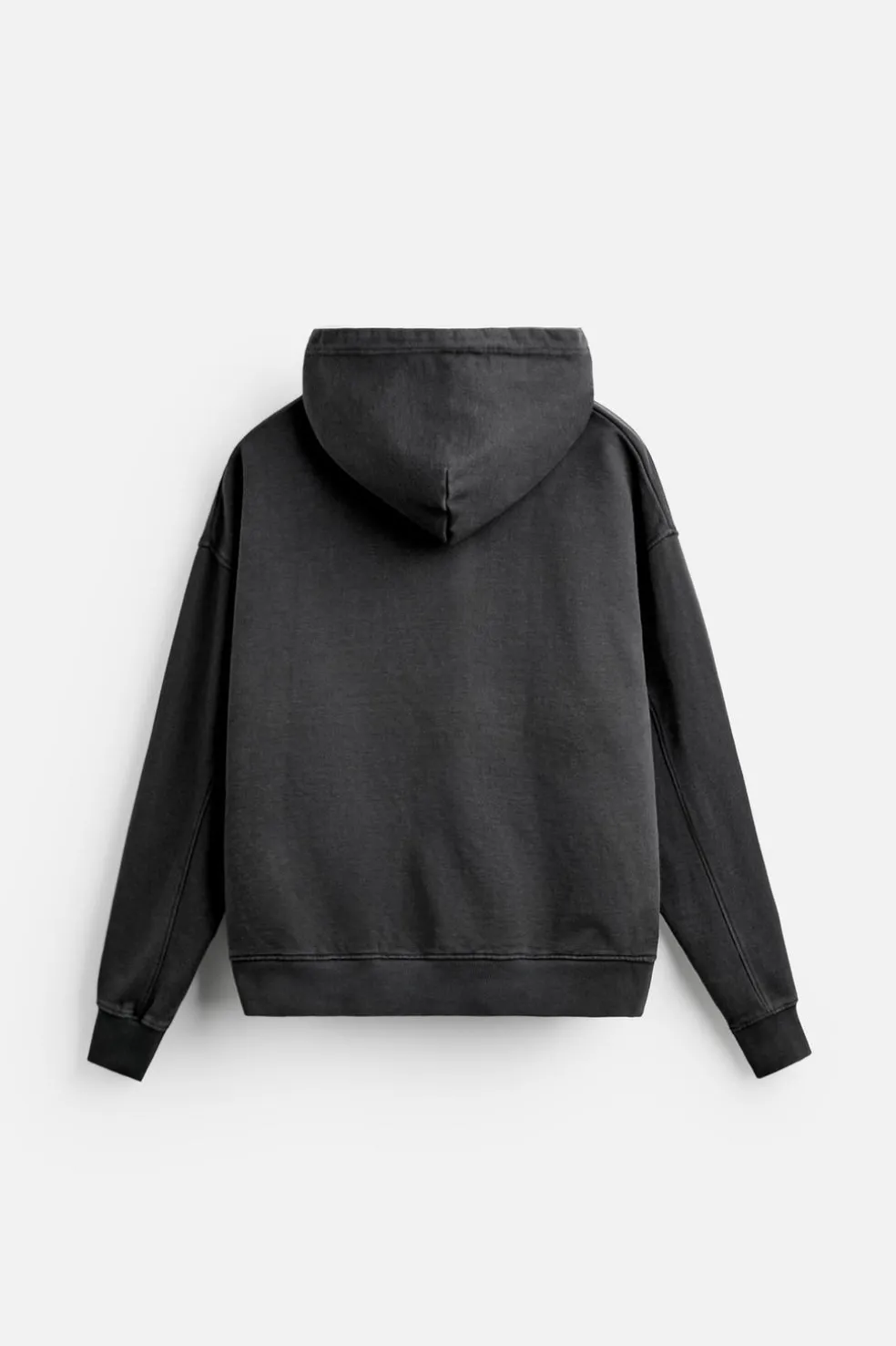 ZARA Sweatshirts^SWEAT BOXY FIT LAVADA Preto