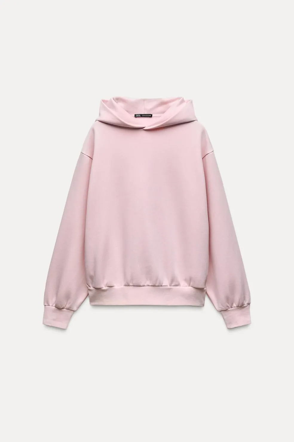 ZARA Winter Layersnew|Sweatshirts / Joggers^SWEAT COM CAPUZ E BOLSOS Rosa-pálido