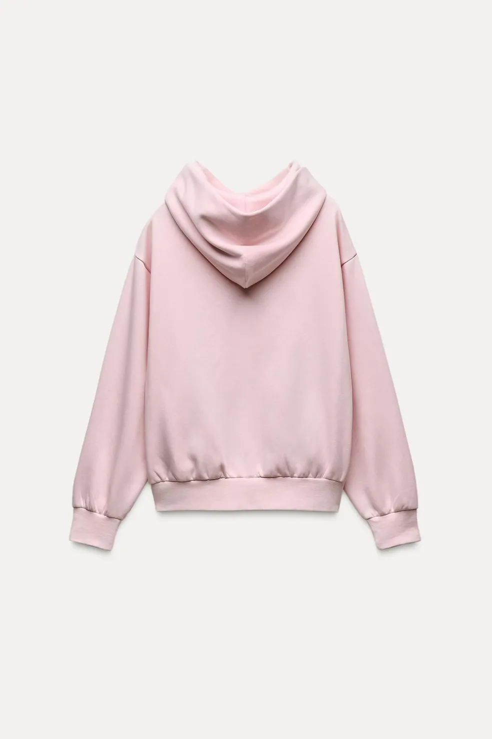 ZARA Winter Layersnew|Sweatshirts / Joggers^SWEAT COM CAPUZ E BOLSOS Rosa-pálido