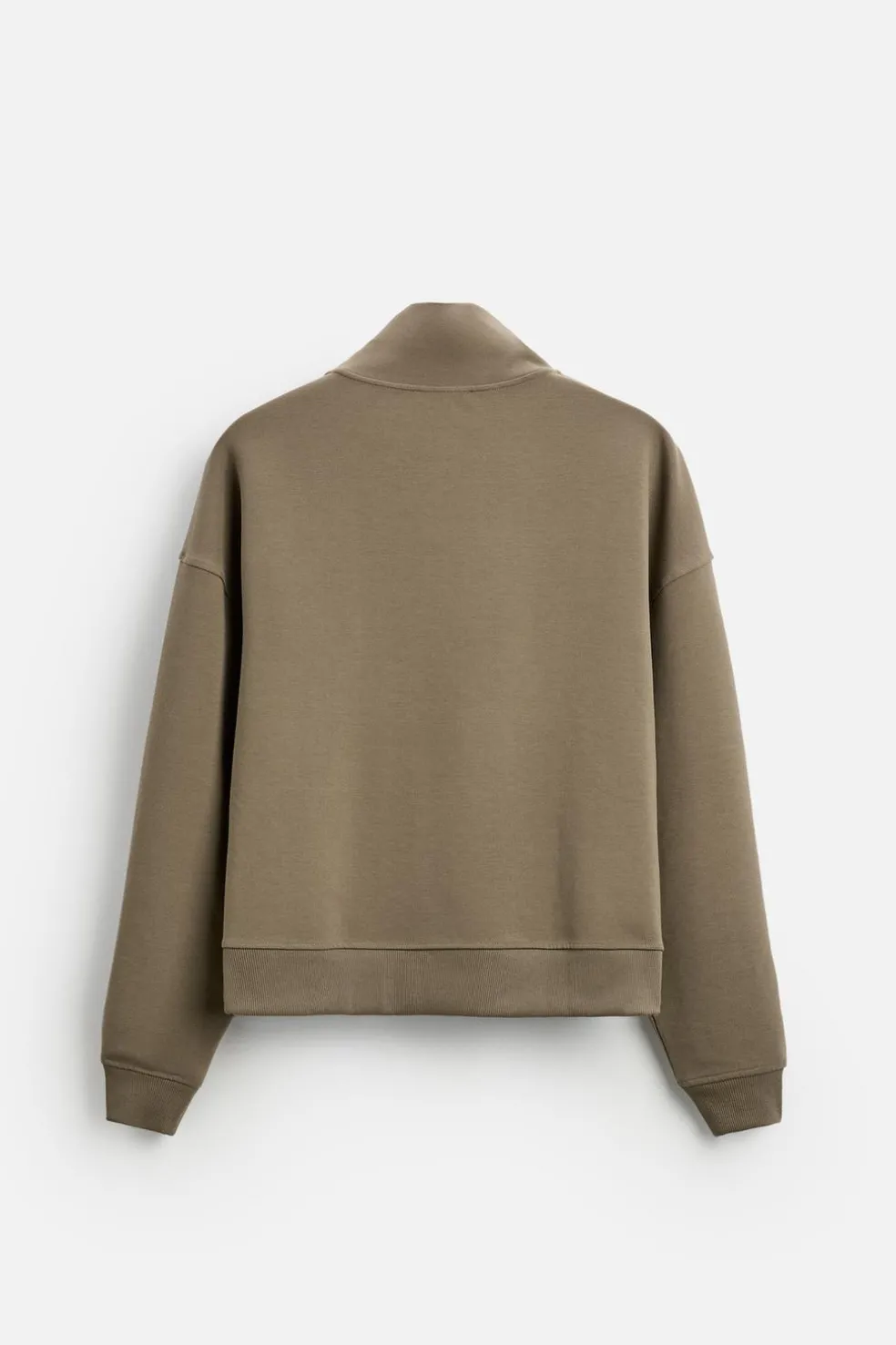 ZARA Fato De Treino|Sweatshirts^SWEAT TÉCNICA CONFORT Caqui-escuro