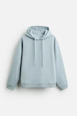 ZARA Sweatshirts^SWEAT TEXTURA COM CAPUZ 8054/311