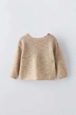 SWEATER DE LÃ E CAXEMIRA-ZARA Sale