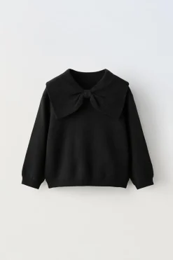 SWEATER DE MALHA COM LAÇO-ZARA Fashion