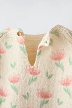 SWEATER ESTAMPADO FLORES-ZARA Sale