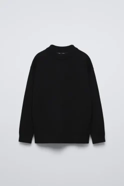 SWEATER MALHA BÁSICA-ZARA Best