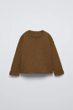 SWEATER MALHA JASPEADA-ZARA Best