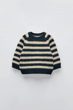 SWEATER ÀS RISCAS-ZARA Flash Sale