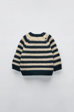 SWEATER ÀS RISCAS-ZARA Flash Sale