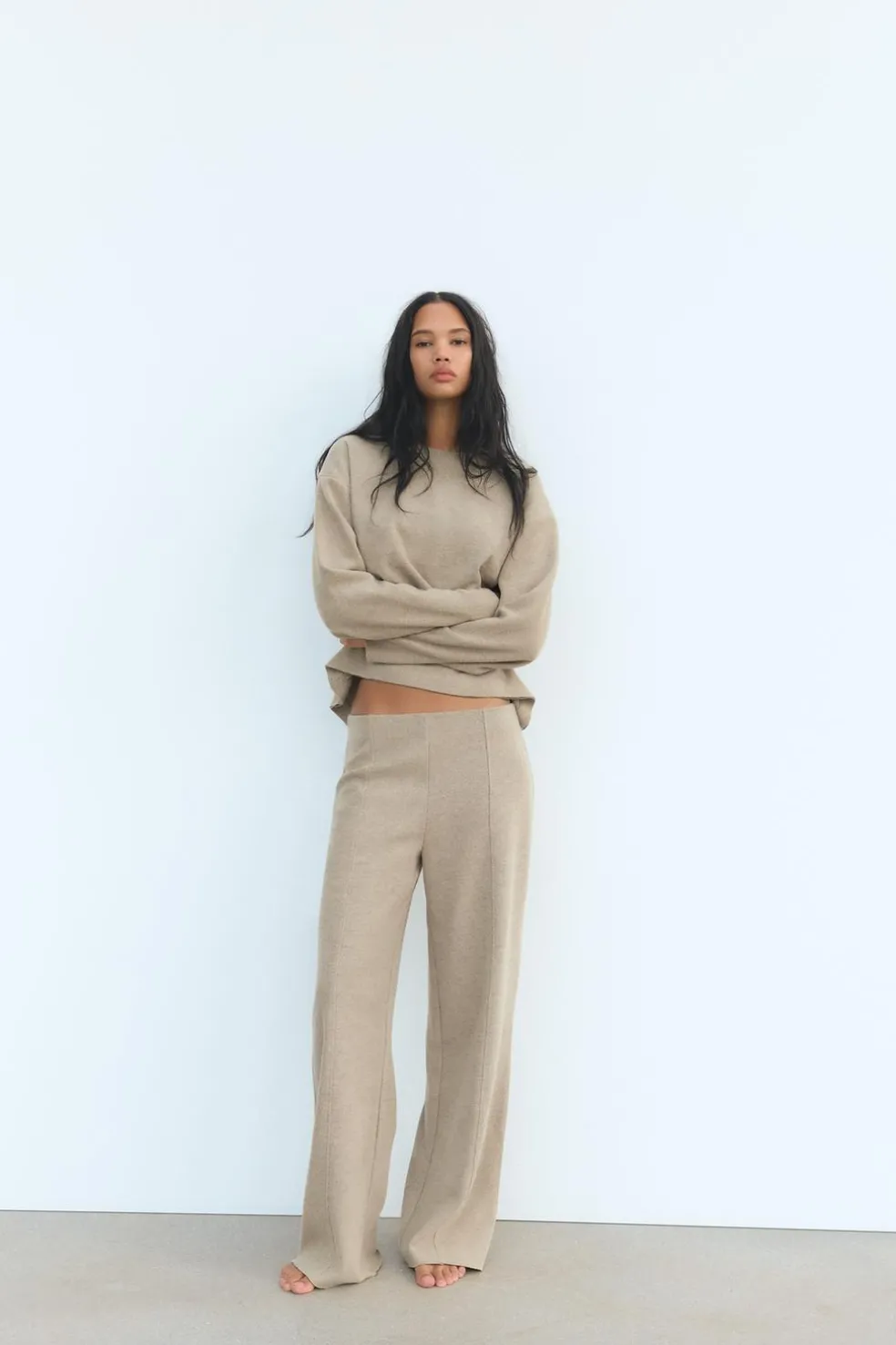 ZARA Winter Layersnew|Sweatshirts / Joggers^SWEATER SOFT Verde-vigoré