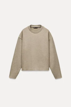 ZARA Winter Layersnew|Sweatshirts / Joggers^SWEATER SOFT Verde-vigoré