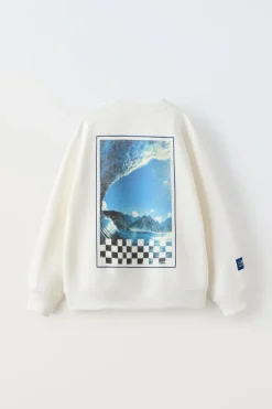SWEATSHIRT BORDADO WSL™-ZARA Fashion