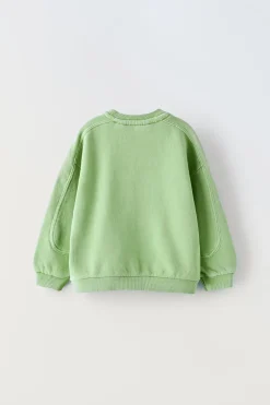 SWEATSHIRT C/ CORTES-ZARA Flash Sale