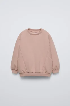SWEATSHIRT C/ CORTES-ZARA Best
