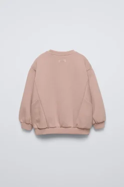 SWEATSHIRT C/ CORTES-ZARA Best