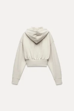 ZARA Winter Layersnew|Sweatshirts / Joggers^SWEATSHIRT CAPUZ SOFT Cru