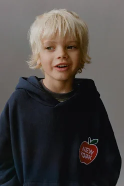 SWEATSHIRT COM BORDADO MAÇÃ-ZARA Sale