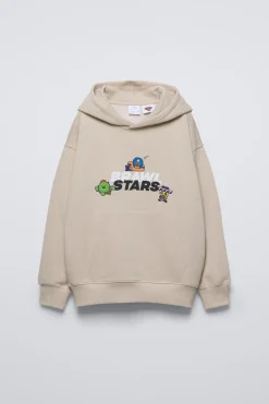 SWEATSHIRT COM CAPUZ BRAWL STARS © SUPERCELL OY-ZARA Hot