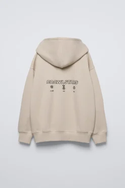 SWEATSHIRT COM CAPUZ BRAWL STARS © SUPERCELL OY-ZARA Hot