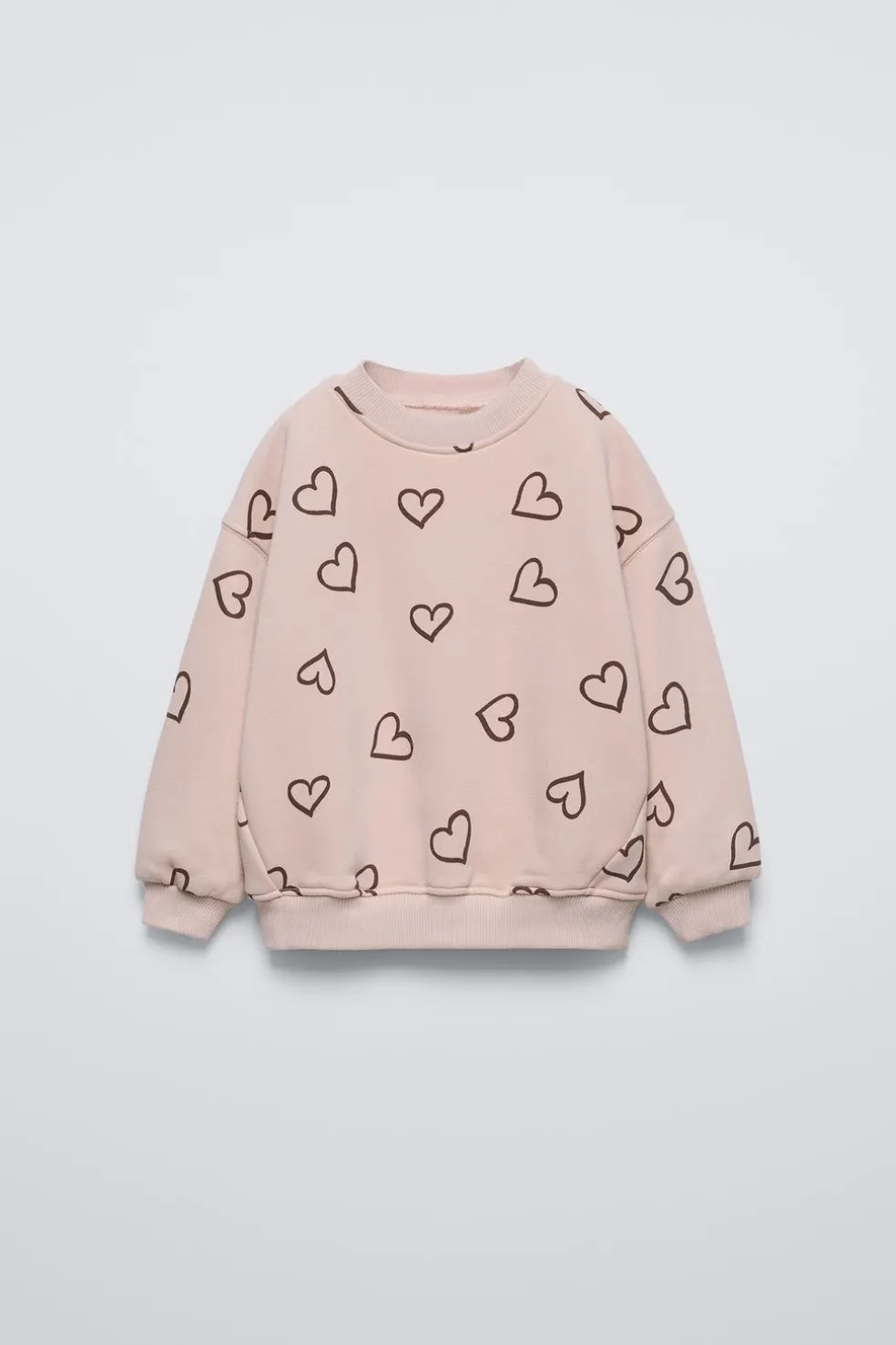 SWEATSHIRT COM CORAÇÕES-ZARA Discount