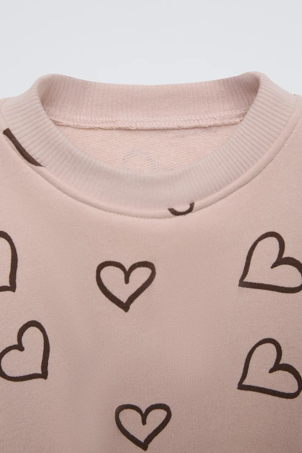 SWEATSHIRT COM CORAÇÕES-ZARA Discount