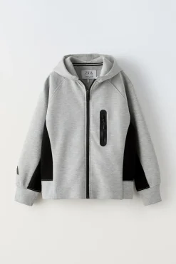SWEATSHIRT COM FECHO DE CORRER SPORTY-ZARA Hot