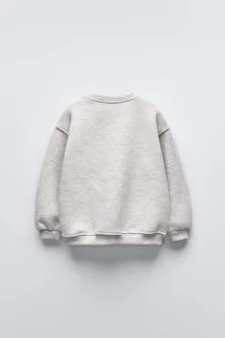 SWEATSHIRT COM LAÇO METALIZADO-ZARA Store