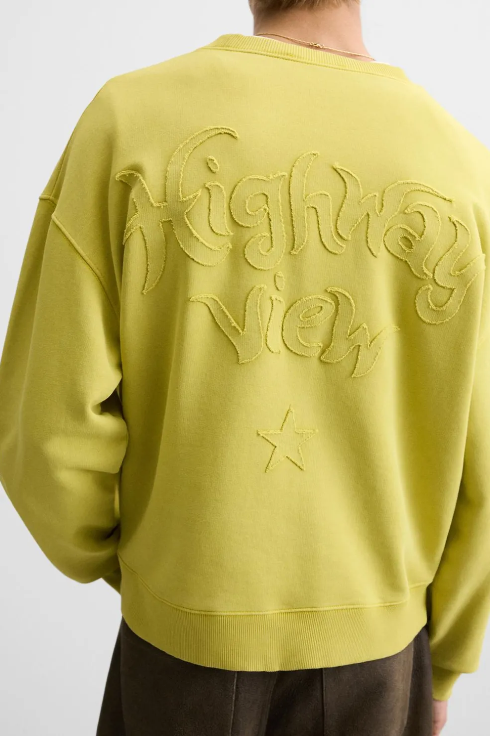 ZARA Camisola / Casacos|Sweatshirts^SWEATSHIRT COM REMENDO DE TEXTO Lima
