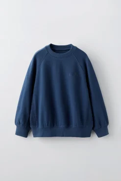 SWEATSHIRT COMBINADA EFEITO DE WAFFLE-ZARA Outlet