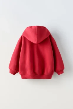 SWEATSHIRT DE CAPUZ COM MENSAGEM-ZARA Best