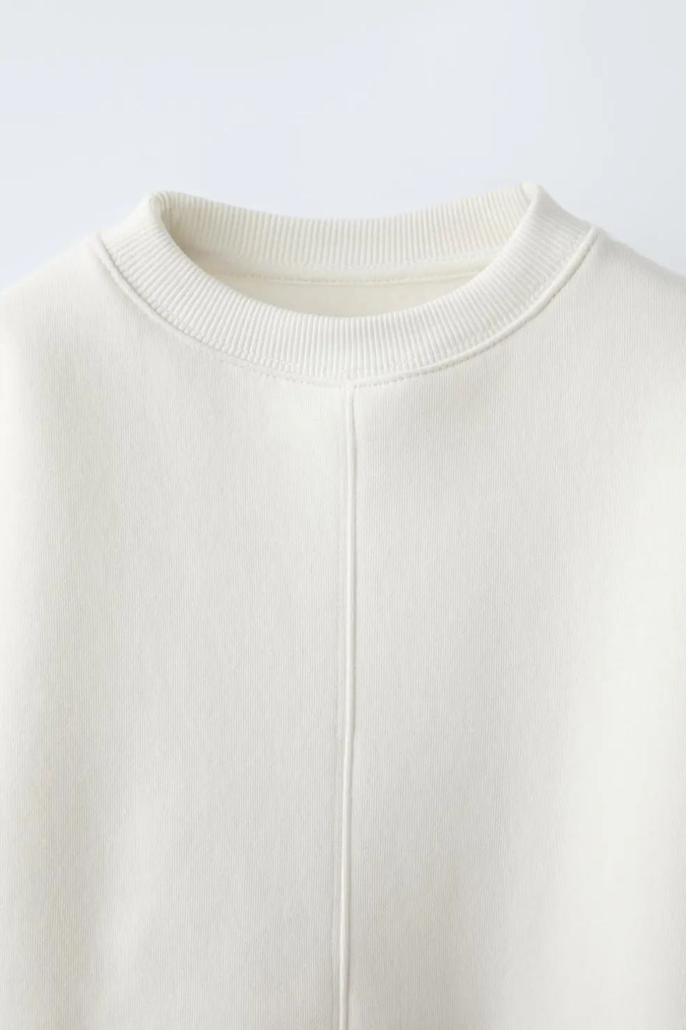 SWEATSHIRT DE FELPA BÁSICA-ZARA Best Sale