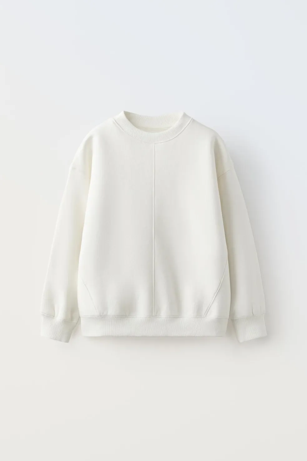 SWEATSHIRT DE FELPA BÁSICA-ZARA Best Sale