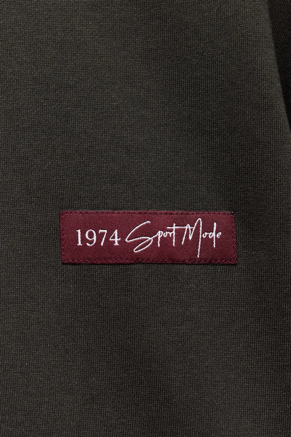ZARA Winter Layersnew|Sweatshirts / Joggers^SWEATSHIRT DE FELPA COM ETIQUETA Castanho-escuro