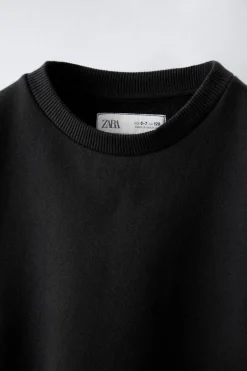 SWEATSHIRT DE FELPA LISA-ZARA Cheap