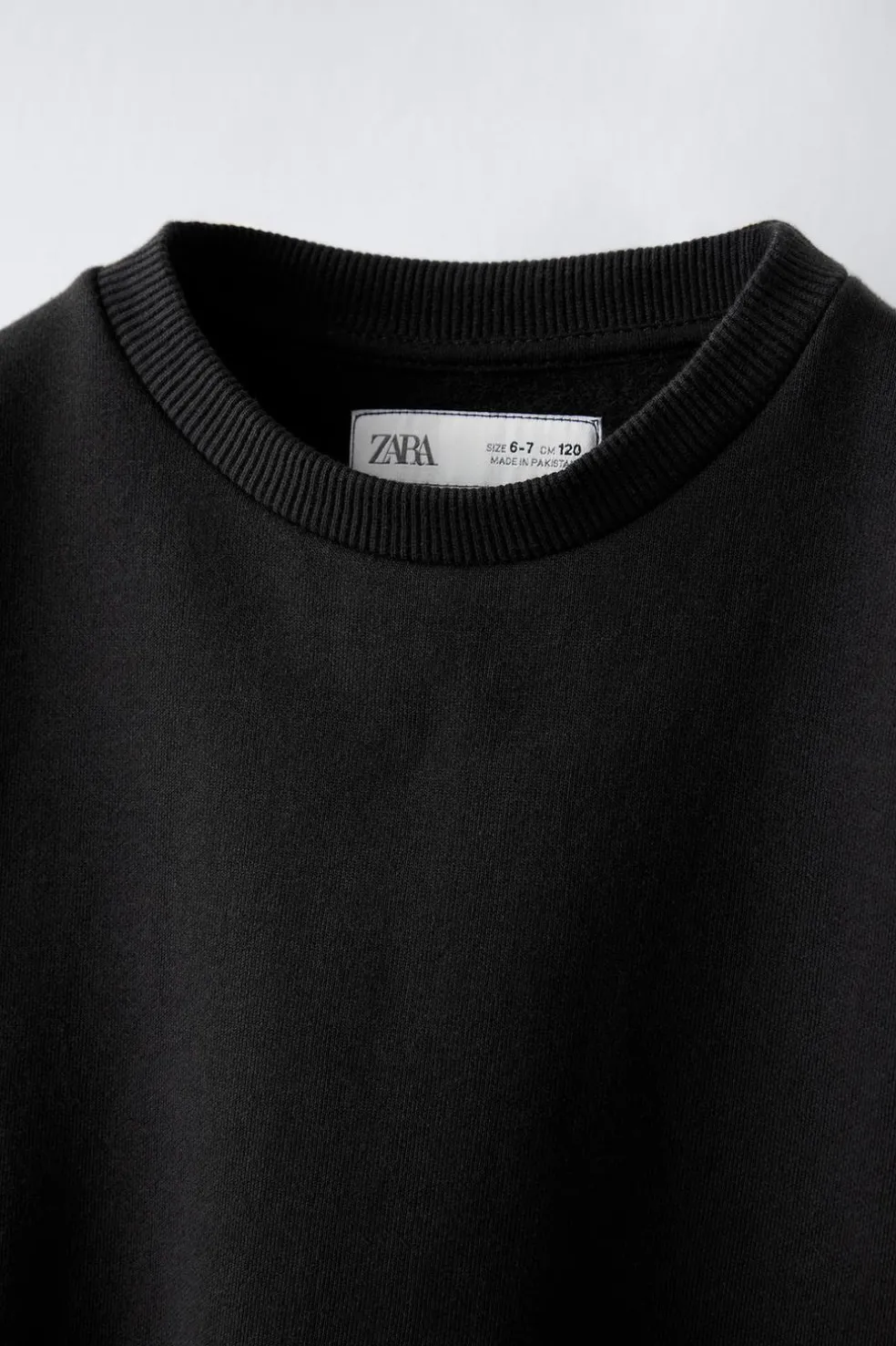 SWEATSHIRT DE FELPA LISA-ZARA Cheap
