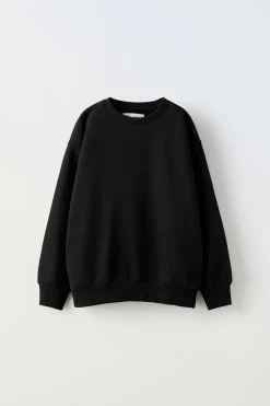 SWEATSHIRT DE FELPA LISA-ZARA Cheap