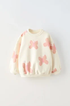 SWEATSHIRT ESTAMPADA-ZARA Sale