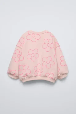 SWEATSHIRT ESTAMPADO ETIQUETA-ZARA Hot