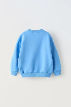 SWEATSHIRT FELPA CORTES COMBINADOS-ZARA Clearance