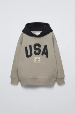 SWEATSHIRT JOGGING USA-ZARA Cheap