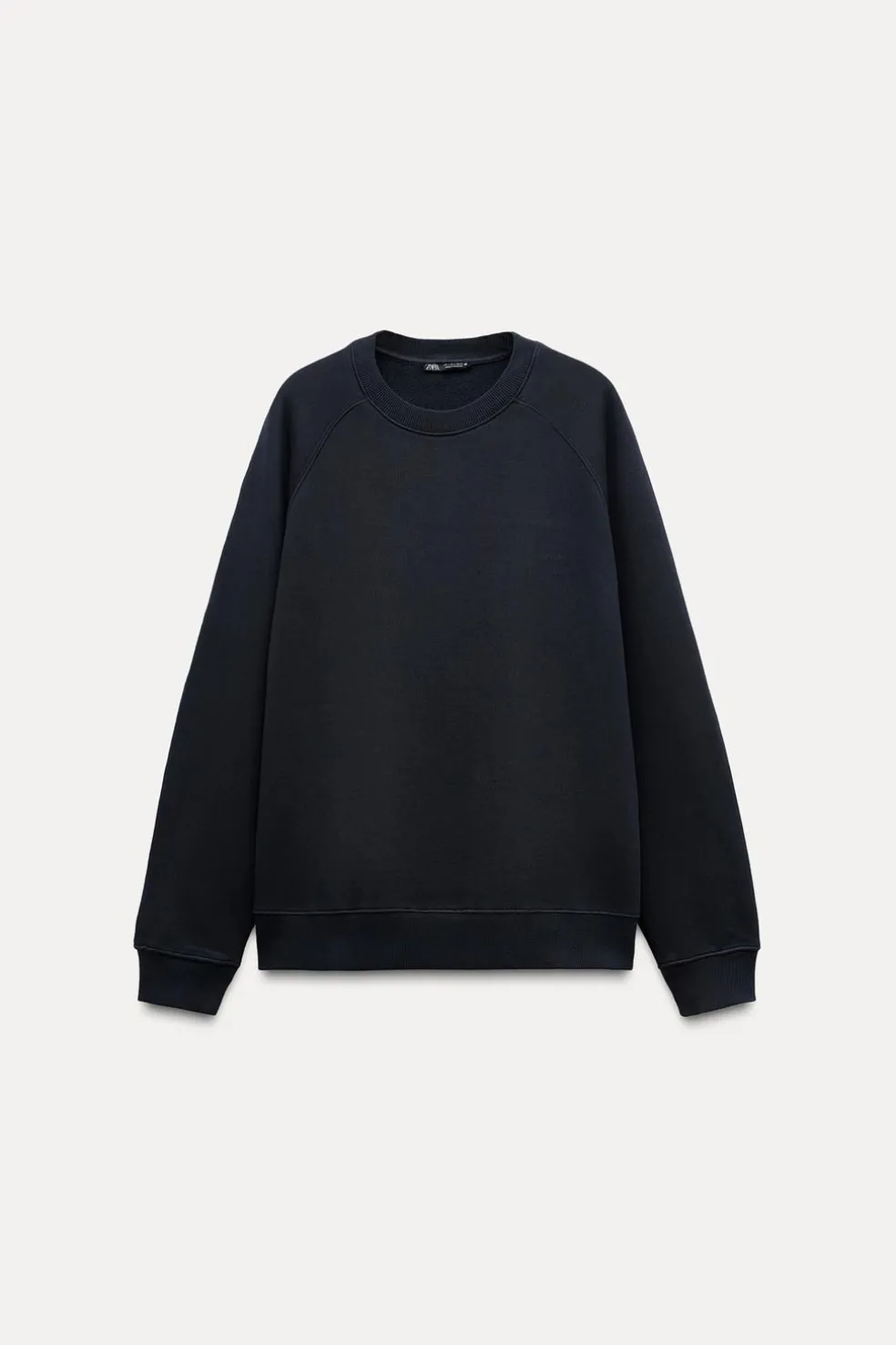 ZARA Winter Layersnew|Sweatshirts / Joggers^SWEATSHIRT LAVADA OVERSIZE Azul-marinho