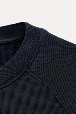 ZARA Winter Layersnew|Sweatshirts / Joggers^SWEATSHIRT LAVADA OVERSIZE Azul-marinho