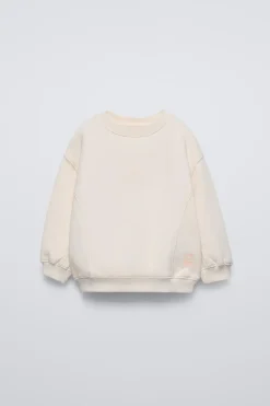 SWEATSHIRT LISA COM BORDADO-ZARA Shop