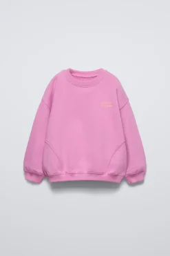 SWEATSHIRT LISA COM TEXTO-ZARA Cheap