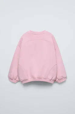 SWEATSHIRT LISA COM TEXTO-ZARA Discount