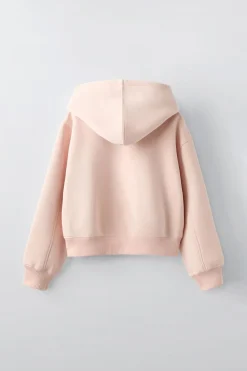 SWEATSHIRT MENSAGEM CROP FIT-ZARA Fashion