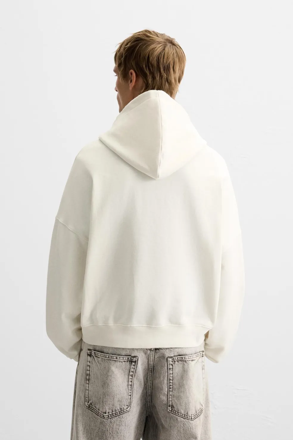 ZARA Sweatshirts^SWEATSHIRT MENSAGEM ESTAMPADA Cru